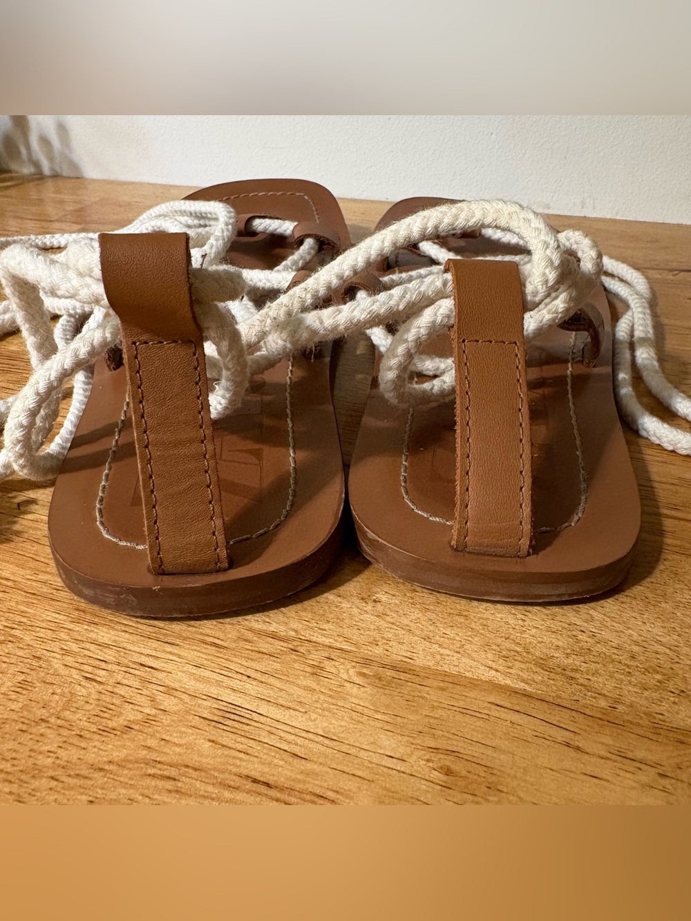 ZARA GLADIATOR SANDALS SIZE 8.5 - Picture 3 of 8